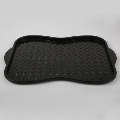 China Wholesale Plastic Viable Multi Use Tray Shoe Tray Rubber Boot Tray For Home for sale