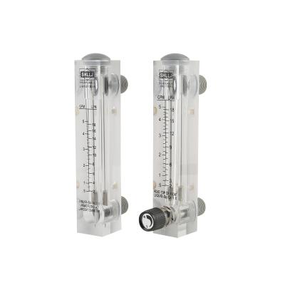 China Acrylic Panel Mounted Liquid Rotameter Flow Meter For Ammonia for sale