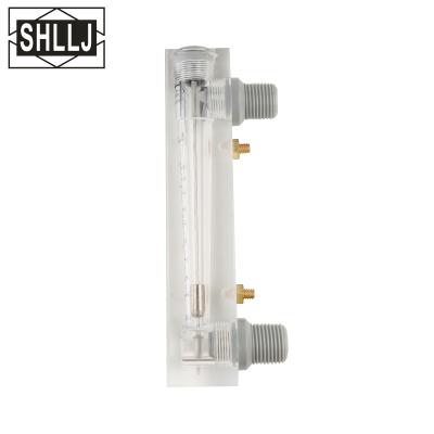 China LZM Acrylic Panel Mount Acrylic Flowmeter Mass Flow Meter With Optional Size for sale