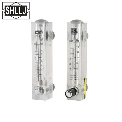 China Acrylic Gasoline and Oil Cheap Acrylic Portable Flow Meter Circulation Air Meter Acid/Water Flow Rotameter for sale