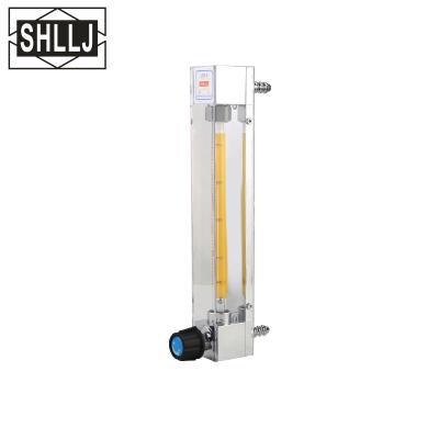 China High Accuracy Glass Tube Rotameter Liquid Flowmeter Flow Meter For Water LZB-4 for sale