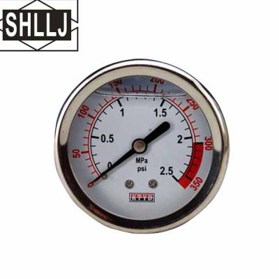 China Small luxury SS304 pressure gauge with high quality for sale