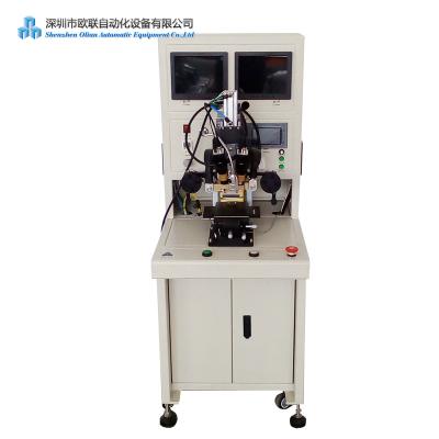 China Low Price Single Station Pulse FOG Mobile LCD Cable Wire Connecting Machine 1~9 Inch for sale