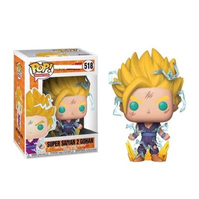 China Dragon Balls Z Super Son Cartoon Toy FUNKO POP Action Number 518# Saiyan 2 Toys Vinyl Figure Model Toys Animation Doll for sale