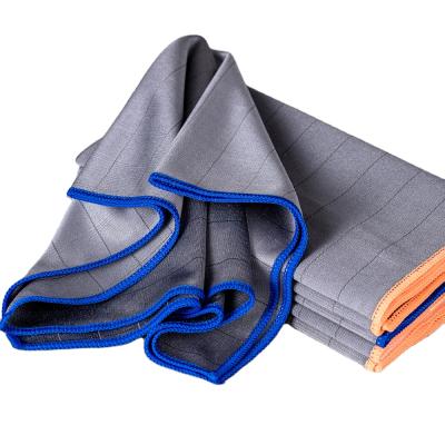 China New Style Sustainable High Quality Durable 40x50cm Microfiber Carbon Cleaning Cloth for sale