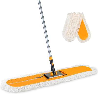 China Viable Floor Cleaning Tools Wholesale Wipes Commercial Flat Commercial Duster 360 Rotation Suit Industrial Dust Mop for sale