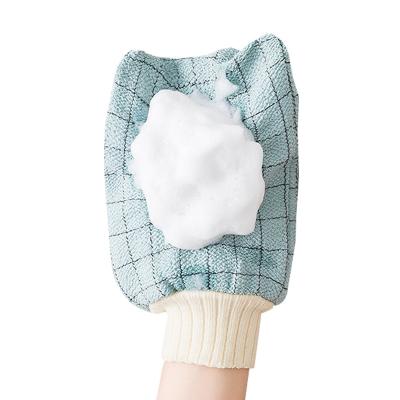 China Aiyu OEM ODM Plant Fiber Moroccan Kessa Glove Wholesale Exfoliating Mitts Body Bath Glove for sale