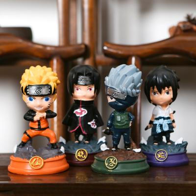 China Europe wholesale creative cartoon resin open Naruto ornaments statue living room decor desktop figurine for boy gifts for sale