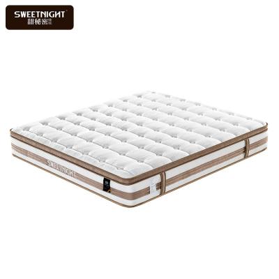 China Best Sleep Super Foam Foldable 3 Zone Pocket Box Spring High Quality Knitted Fabric Memory Foam Mattress for sale