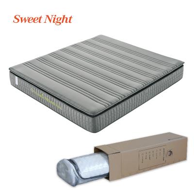 China High Quality Foldable Thick Mattress Customized Foldable Home Used Thick Pocket Spring Bed Mattress for sale