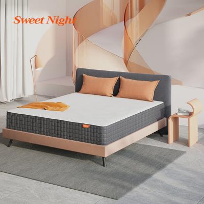 China Latex Foldable Full Size Pillow Top King Queen Mattress Rolled Up Hybrid Bed In Box Pocket Spring PU Bonnell Memory Foam Mattress for sale