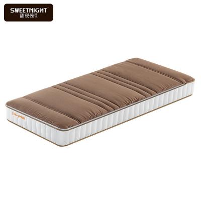 China High Quality Cotton Foldable Child Mattress High Quality Memory Foam 3 Zone Pocket Spring Baby Crib Wash Mattress for sale