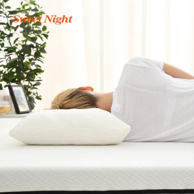 China OEM Plush Anti-Static Gel Cover White Latex Sponge Cotton Memory Foam Pillow for sale