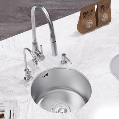 China With Faucet Good Price Above Counter/Drop In/Undermount Single Bowl Stainless Steel Kitchen for sale