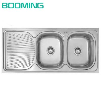 China Modern Cheap Luxury Kitchen Sink Double Bowl Kitchen Sink Kitchen Sink for sale