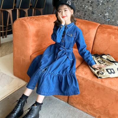 China Wholesale new type washable casual denim skirt slimming girls net red denim clothes denim dress for sale