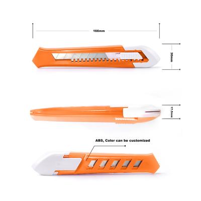 China High quality UTILITY KNIFE Cutter 18mm Blade Cutter Office Utility Knife for sale