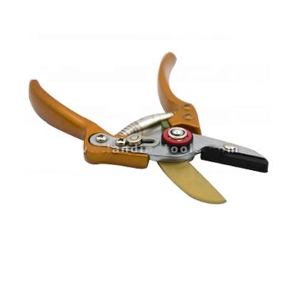 China Anti-Slip Handle 205mm Chrome Plated Pruner Heat Treated SK5 Blade Main Garden Tool for sale