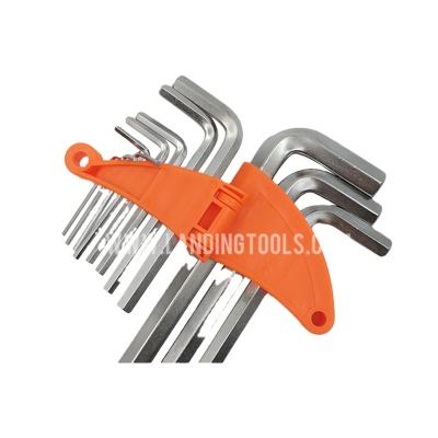 China Cr-v 6150 11 Pcs Extra Long Hex Key Key Set, Hex Key Wrench, Socket Wrench Set for sale