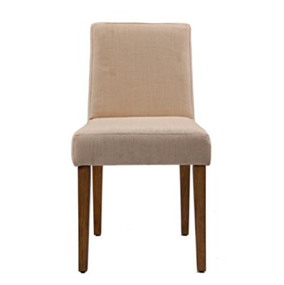 China Wholesale Modern Modern Living Room Furniture Upholstered Dining Chair Canvas Leather Wood Dining Chair Kitchen Chair for sale