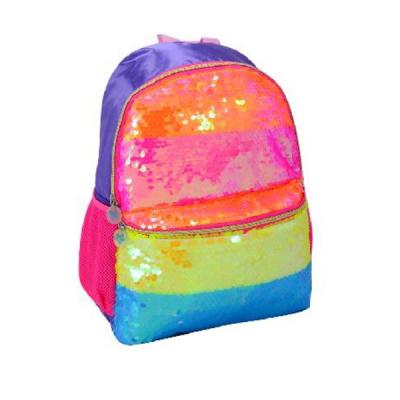 China New Lightweight Sequin Backpack Leisure Student Backpack Colorful Outdoor Sports Travel Bag for sale