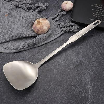 China Stainless Steel Kitchenware Turner Spatula Stocked Slice For Kitchen Utensils Cookware for sale