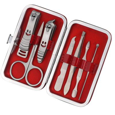 China Eco - Friendly 7pieces Manicure Tools Nail Clipping Pedicure Set Set for sale