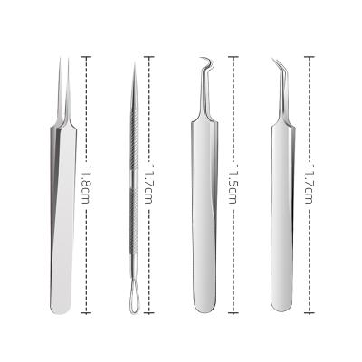 China FACE Customized Logo Blackhead Comedone Pimple Extractor Blackhead Remover Tool Kit for sale