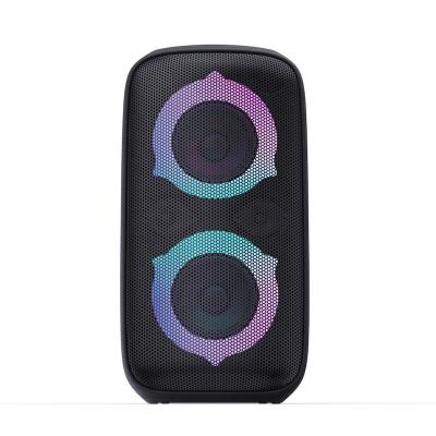 China OZZIE Charming RGB Bluetooth Speaker Colorful Portable Speaker Subwoofer LED Light Wireless Bluetooth Speaker for sale