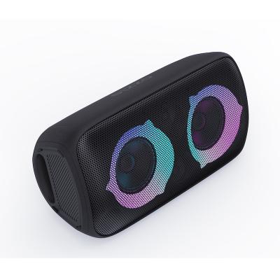 China Outdoor LED Bluetooth Speaker Portable Talking Bluetooth Speakers P6 Radio Colorful Light Customized for sale