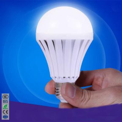 China Ac85-265v 5w 7w 9w 12w E27 Smart Emergency Camping Self-charging Rechargeable Led Bulb Light for sale