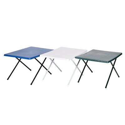 China Modern Door Rectangle Plastic Camping Table Folding Portable Light Table for sale