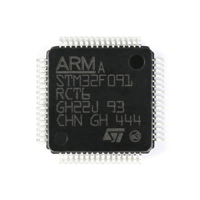 China STM32F091RCT6 Encapsulation LQFP64 New MCU Controller Home Furniture STM32F091RCT6 48MHz for sale