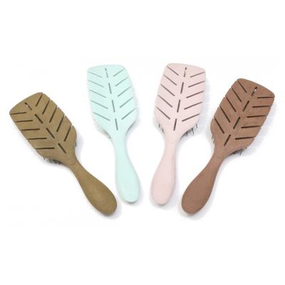 China Wholesale Custom Hair Brush Waterproof Degradable Duct Hair Brush Wheat Straw Material for sale