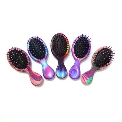 China Paddle Baby Brush Hair Massager Detangling Paddle Hair Coloring Brush Custom Hair Comb for sale