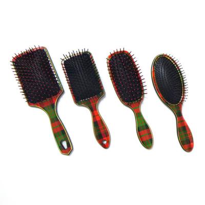 China Flexible Customizable Cushion Detangling Hair Brush Male Hair Brush Air Cushion For Afro Hair for sale