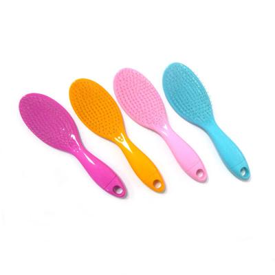 China Waterproof Candy Colored Custom Hair Brush Detangling Hair Brush for sale