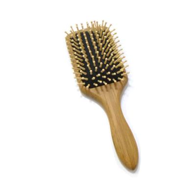 China Wholesale Cushion Pad Bamboo Detangling Hair Brush for sale