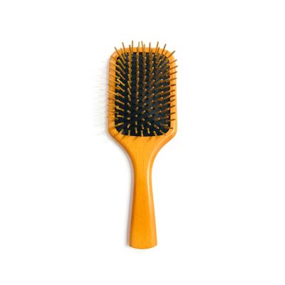 China Professional Wooden Paddle Handle For Hair Brushes Paddle Hair Straightener Brush for sale