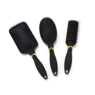 China Wholesale waterproof detangling brush rubber coating hair brush with private label for sale