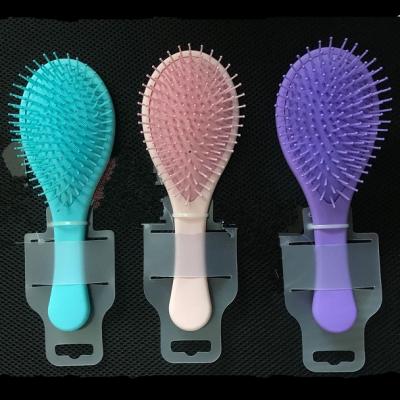 China Custom Fancy Cushion Rubber Coating Hair Detangling Brush Hair Brush for sale