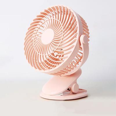 China Convenience 6 Inch Gearbox Usb Fan Single Portable Oscillating Chargeable Type Rechargeable Standing Mini Fan With Clip for sale