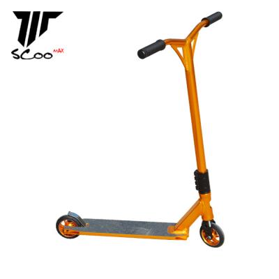 China PU+Alloy 6061 HK Pro Top Brand Maxbike Riders Gold Aluminum Complete Scooter Stunt Scooter for sale