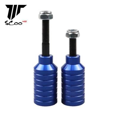 China Longevity Freestyle Scooter Parts Custom Lightweight Aluminum CNC Lazer Pro Scooter Peg Fits For Stunt Scooter for sale