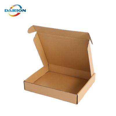 China Recyclable RTS Corrugated Recycled Airplane Shipping Cardboard Tuck End Mailing Delivery Paper Postal Mailer Box for sale