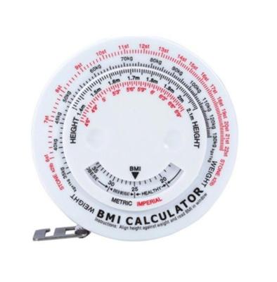 China ABS & Custom Logo Plastic Soft Tissue Ruler Fiber Color Tape Measure BMI Measuring Ruler Sewing Tailor Tape Measure for sale