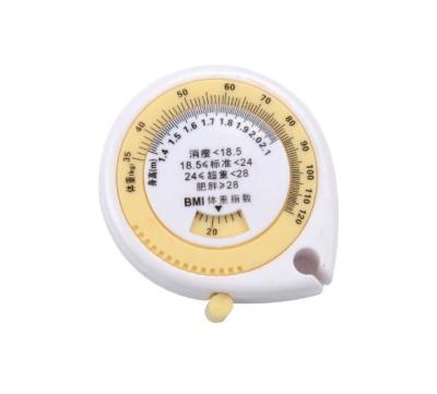 China ABS & Plastic Measuring Tape 1.5m BMI Body Products Promotional Fitness Metric Tapes for sale