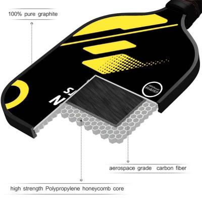 China New Designing Good Quality Professional Lightweight/High Quality Graphite Fiber OEM/ODM Pickleball Paddle From Manufacturer for sale