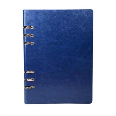 China 2019 Custom Spiral Office Supplies PU Hardcover Book A5 Meeting Business Notebook for sale