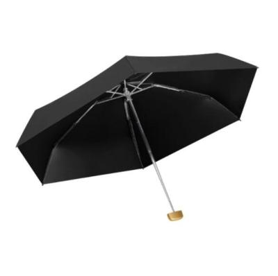 China Moroccan Custom Cheap Promotional Gift 5 Fold Pocket Umbrella Mini Umbrella for sale